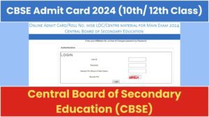 CBSE Admit Card 2024